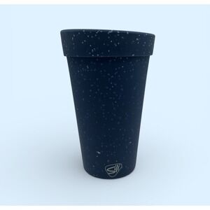 Silipint Silicone 16oz Coffee‎ Tumbler Blue Speckled Unbreakable Cup